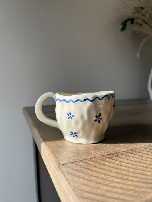 Blue Flowers Espresso Cup