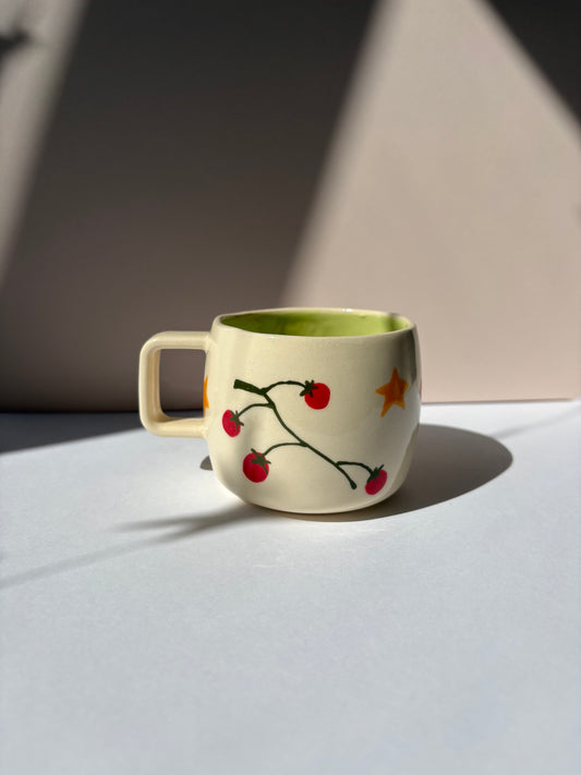 Tomatoes & Stars Espresso Cup