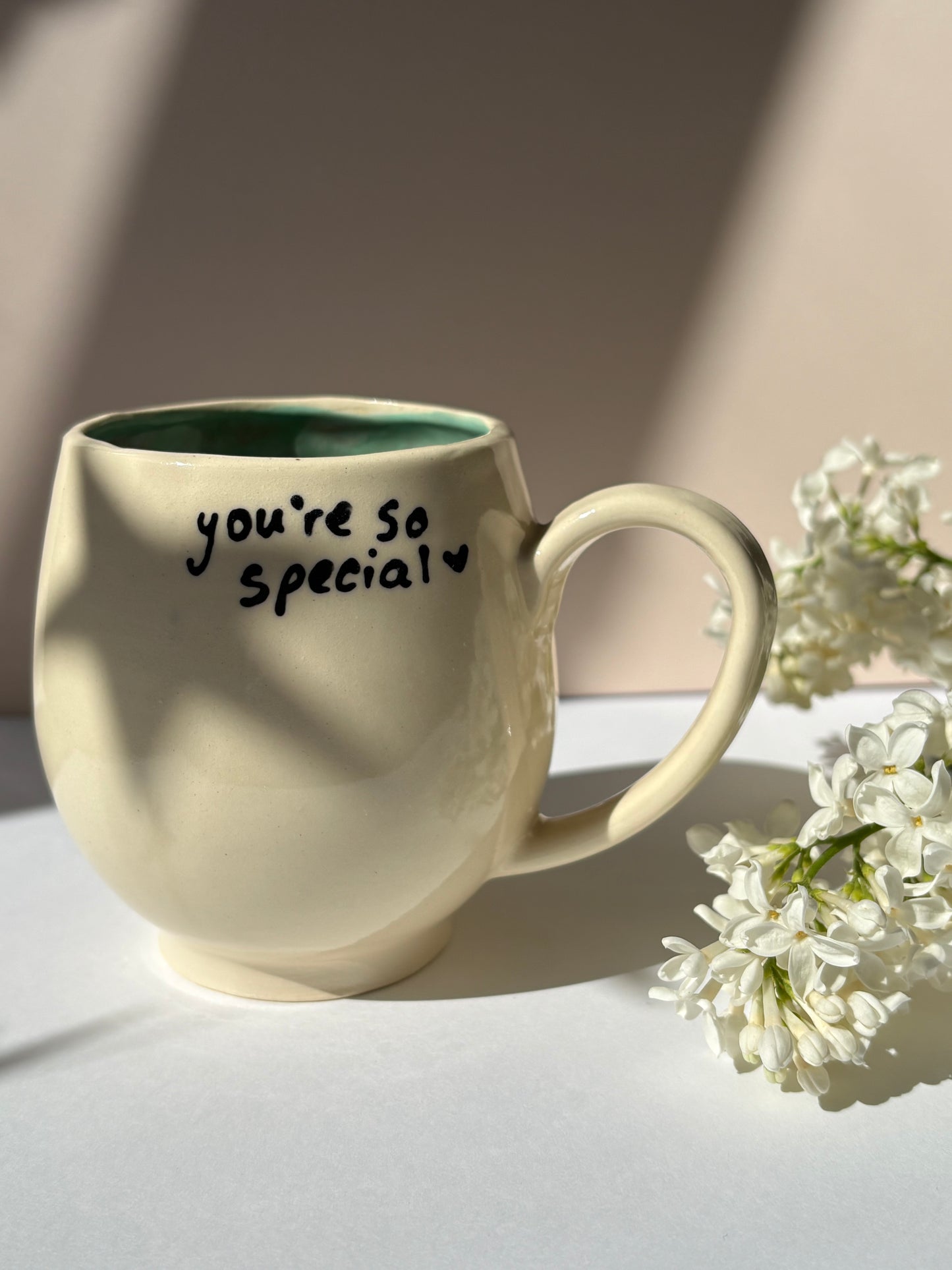 Kissing Swans Mug