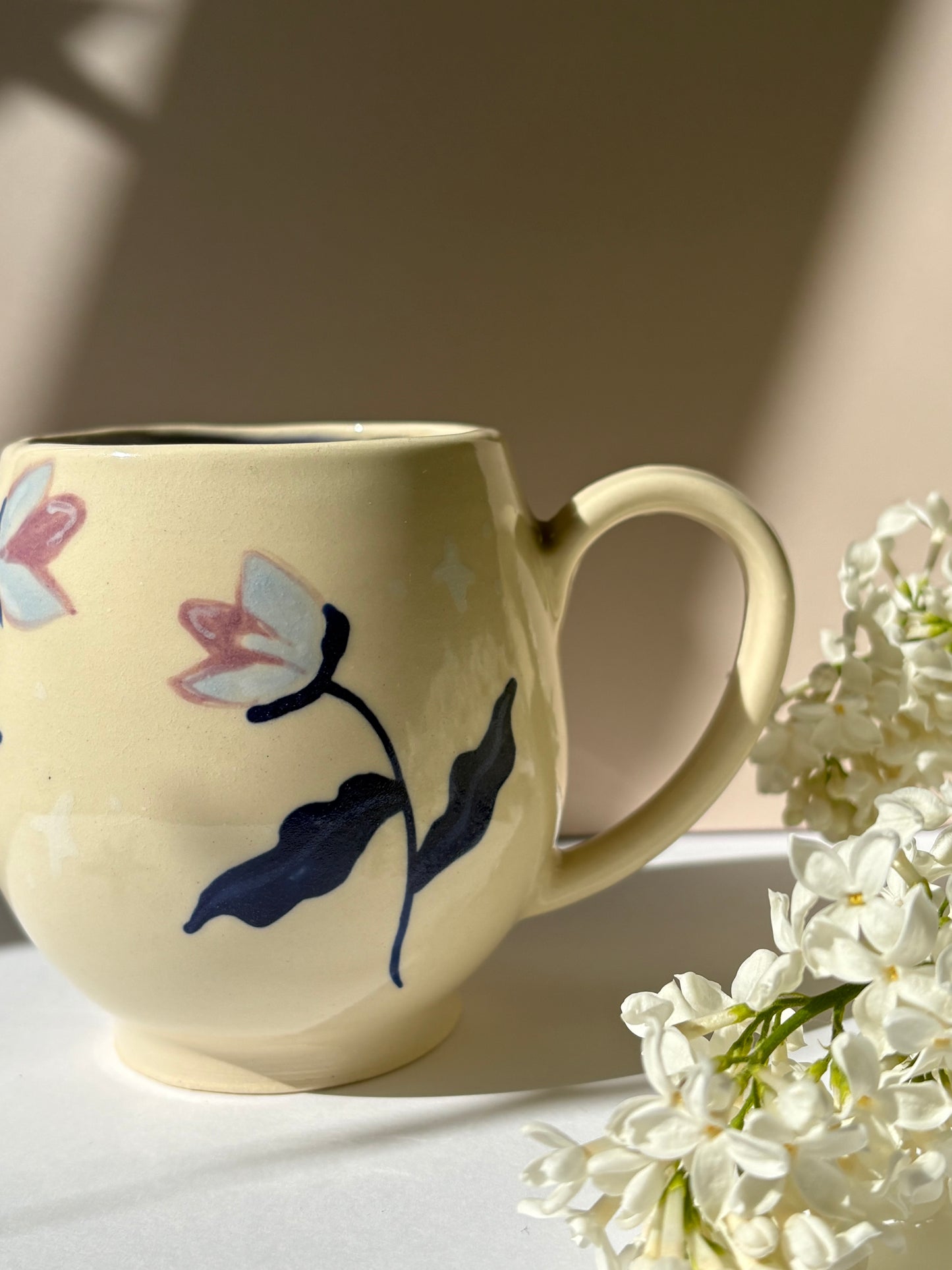 Violet Blooms Mug