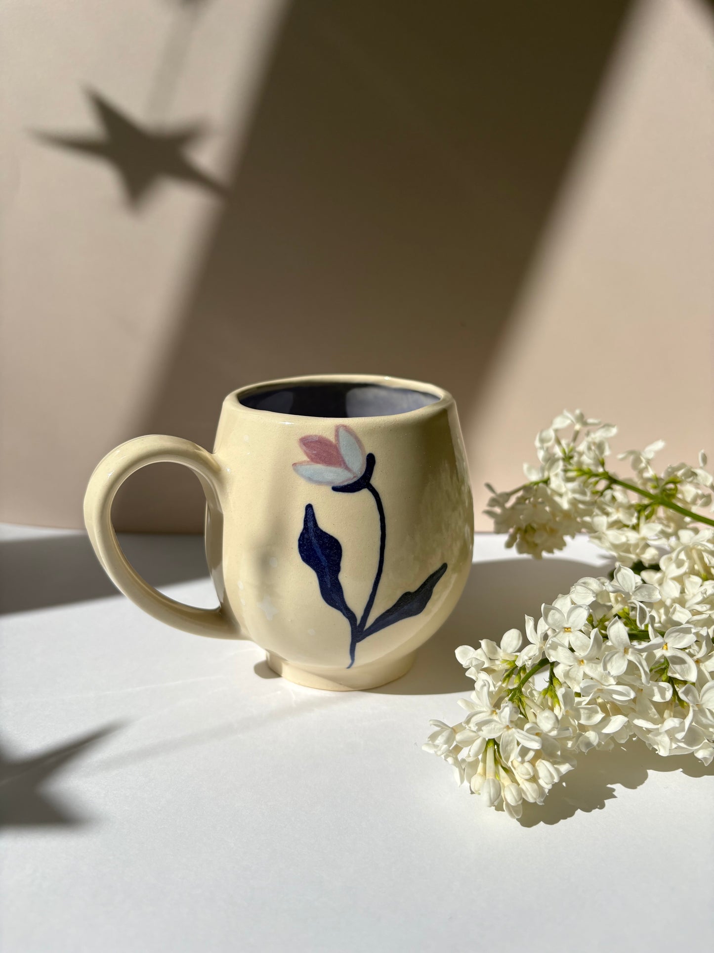 Violet Blooms Mug