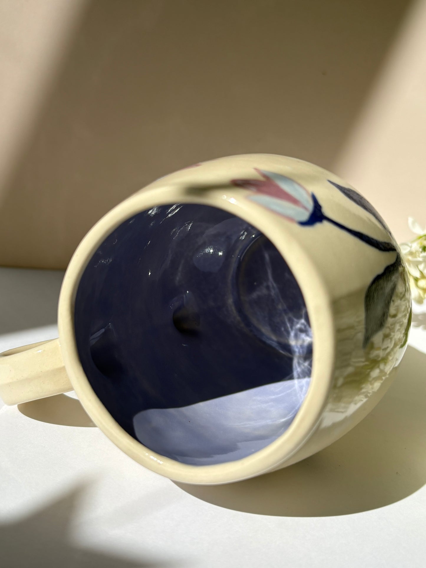 Violet Blooms Mug