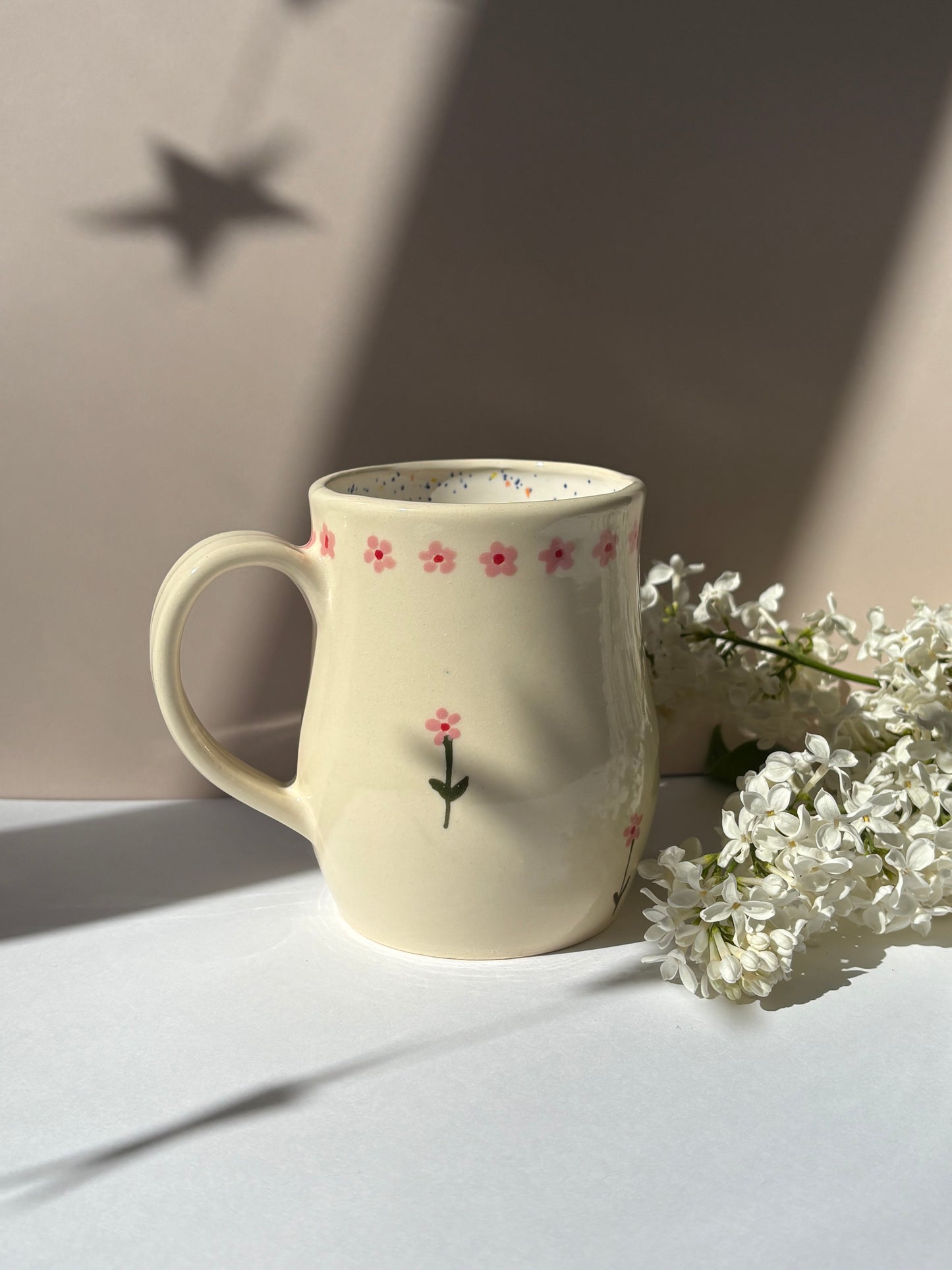 Pink Blooms Mug