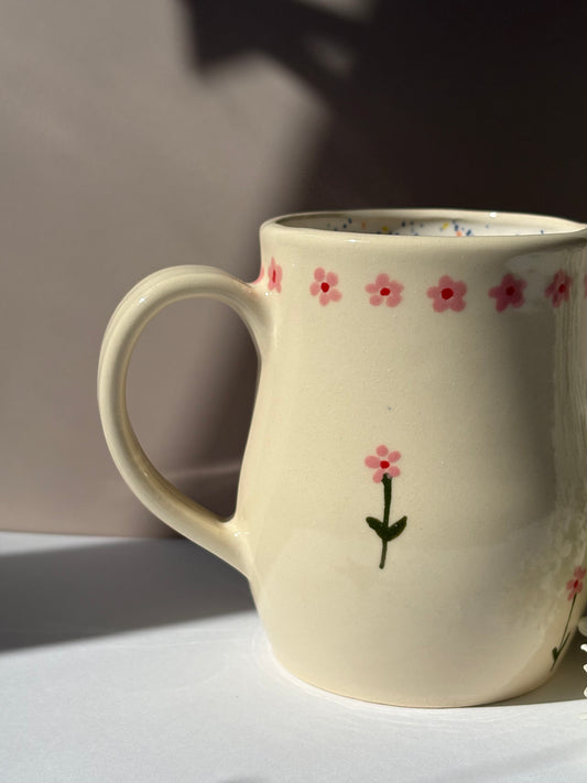 Pink Blooms Mug