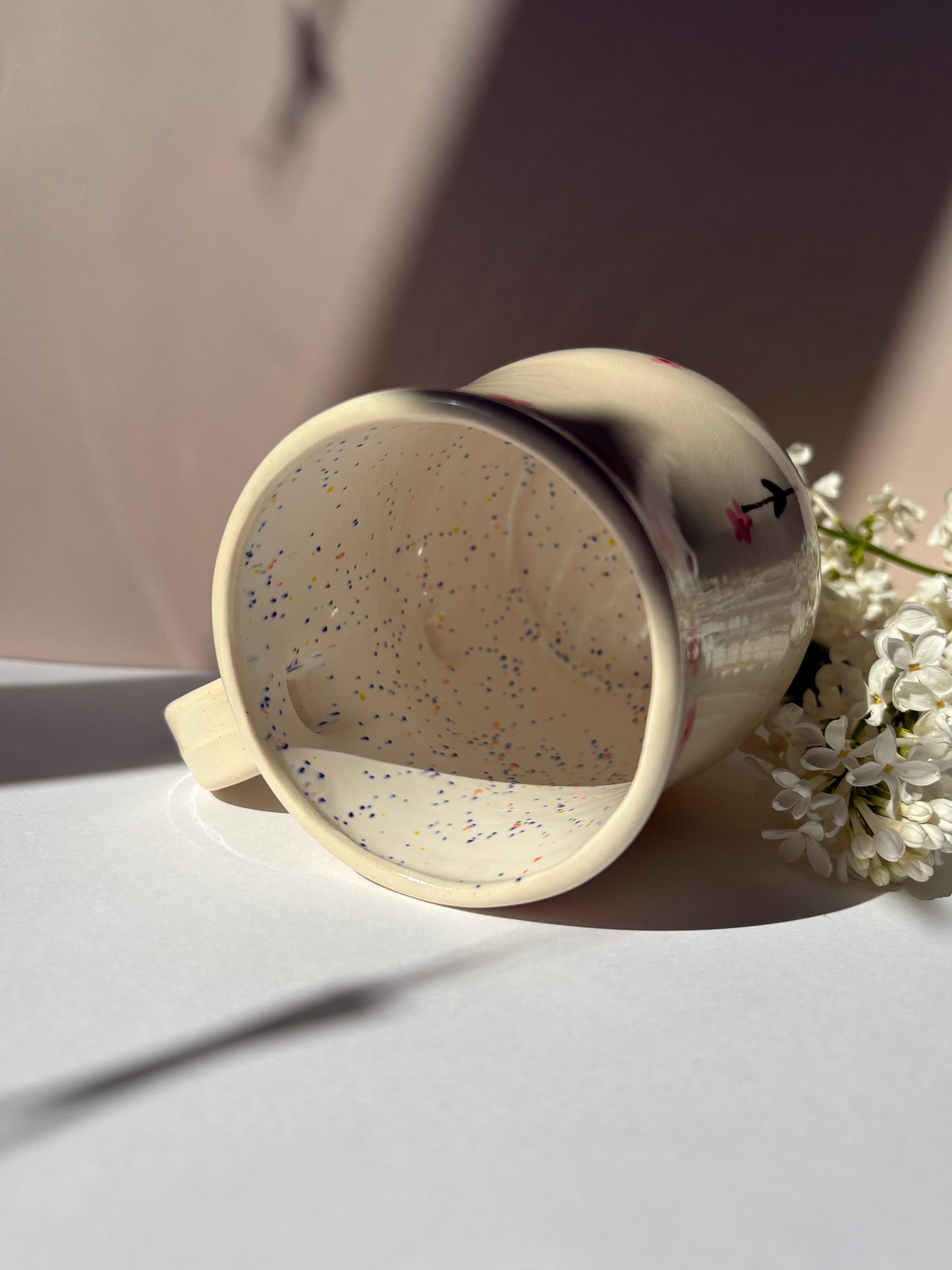 Pink Blooms Mug