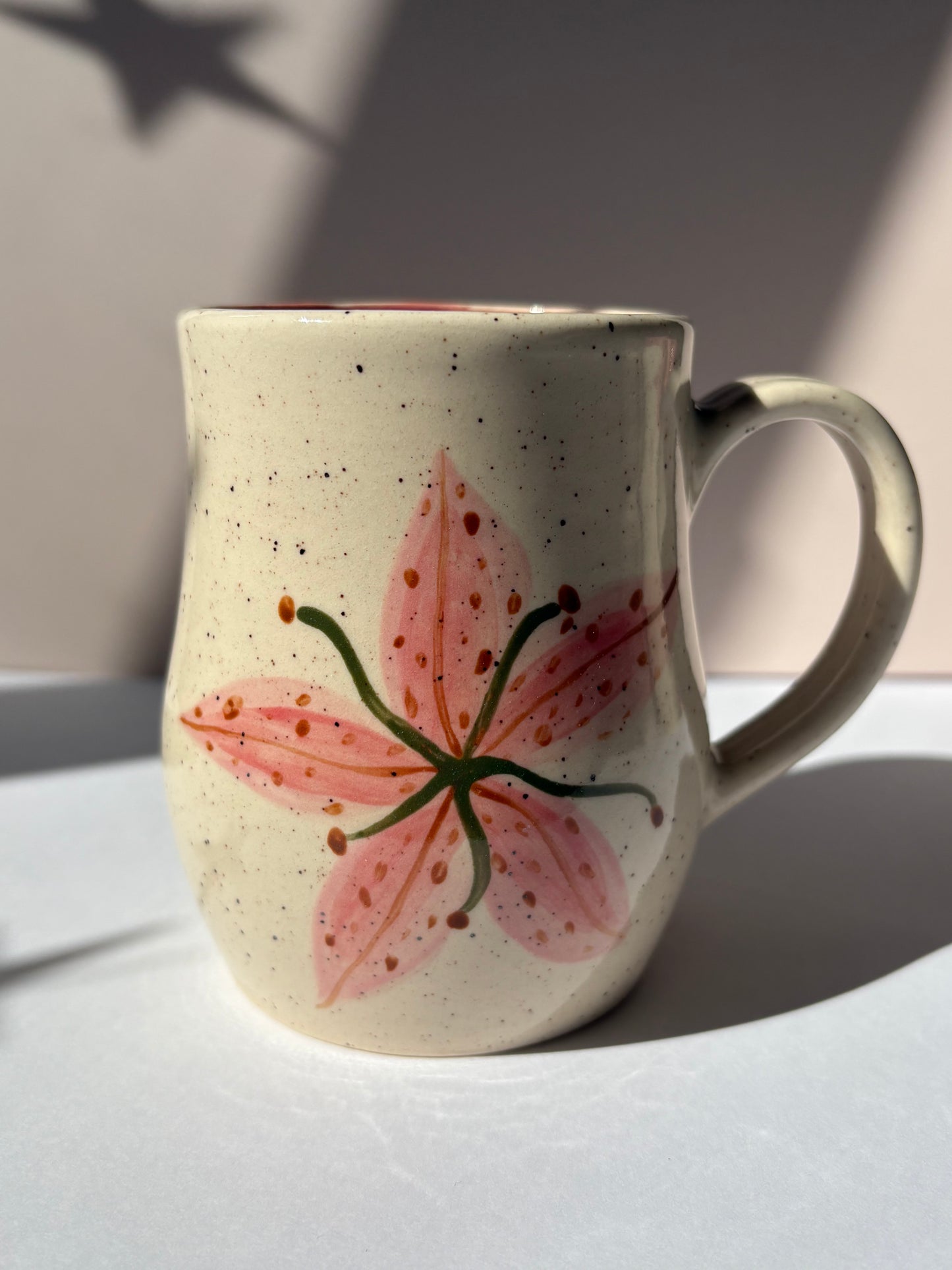 Pink Lily of the Incas Mug