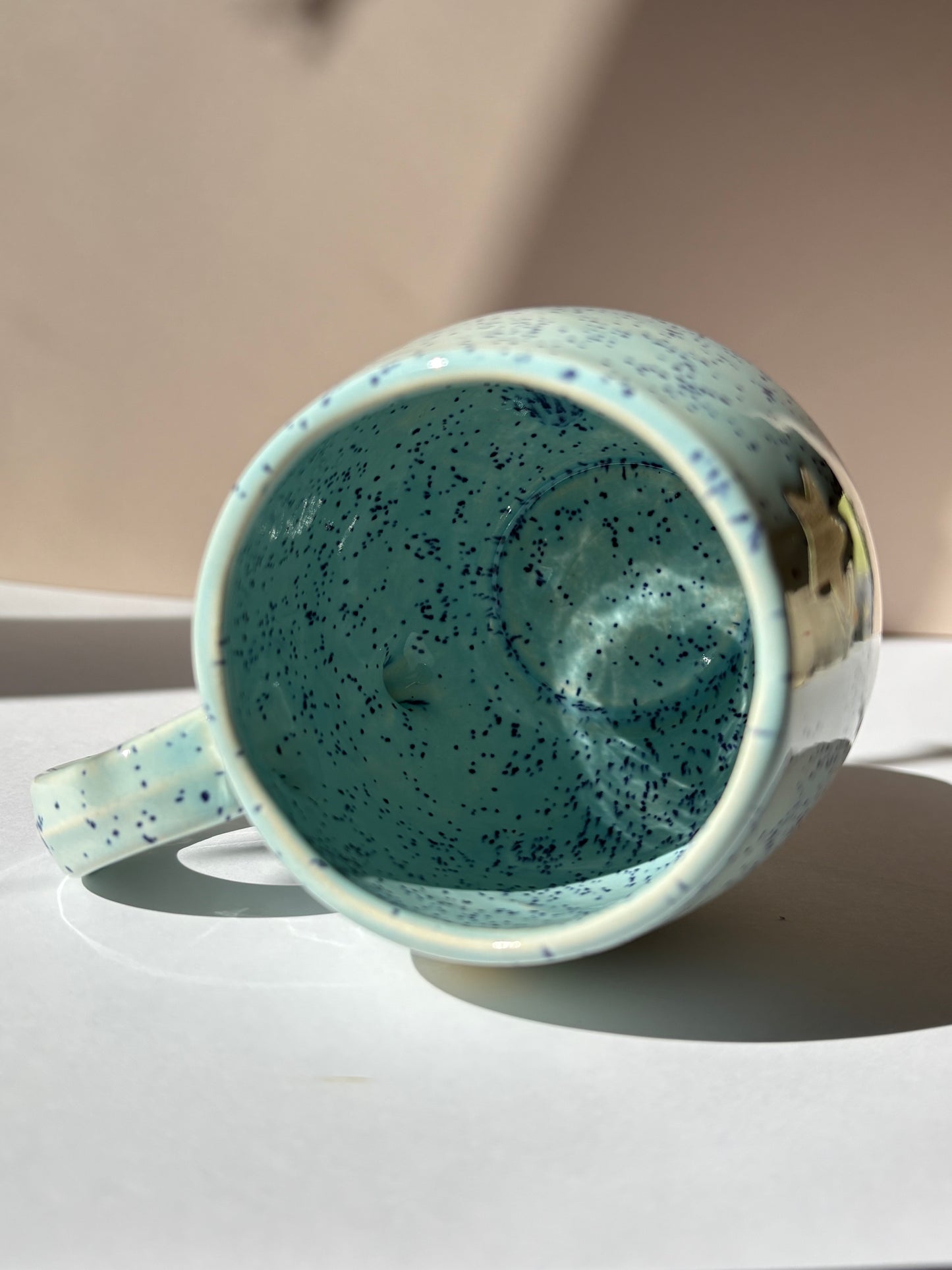 Blue Speckle Stars Mug