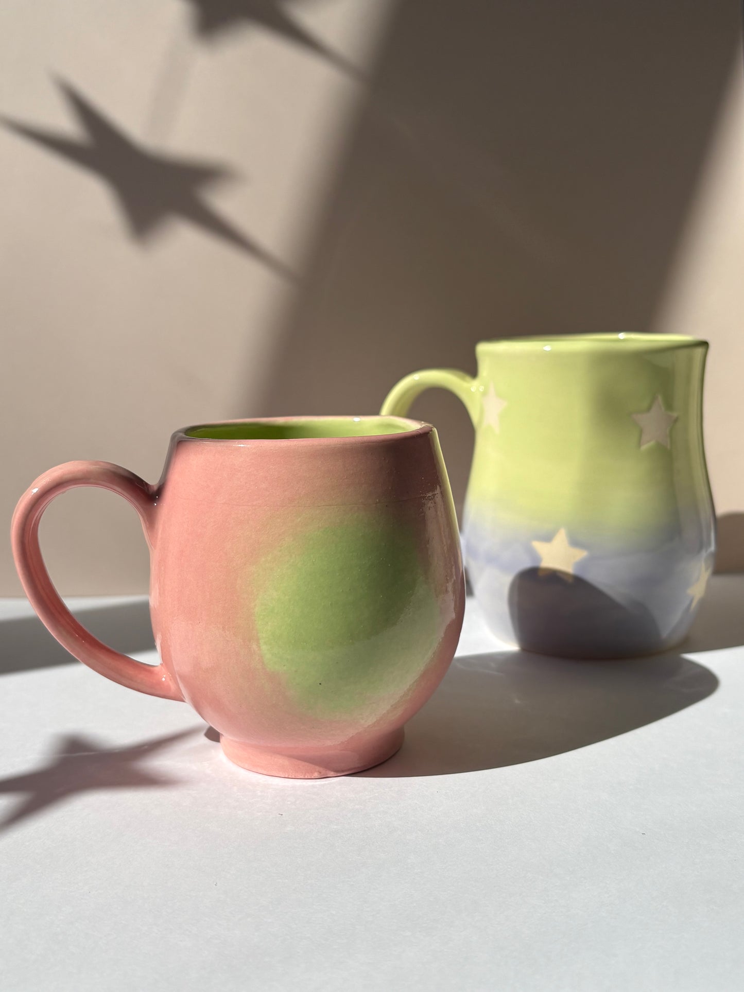 Pink & Green Aura Mug
