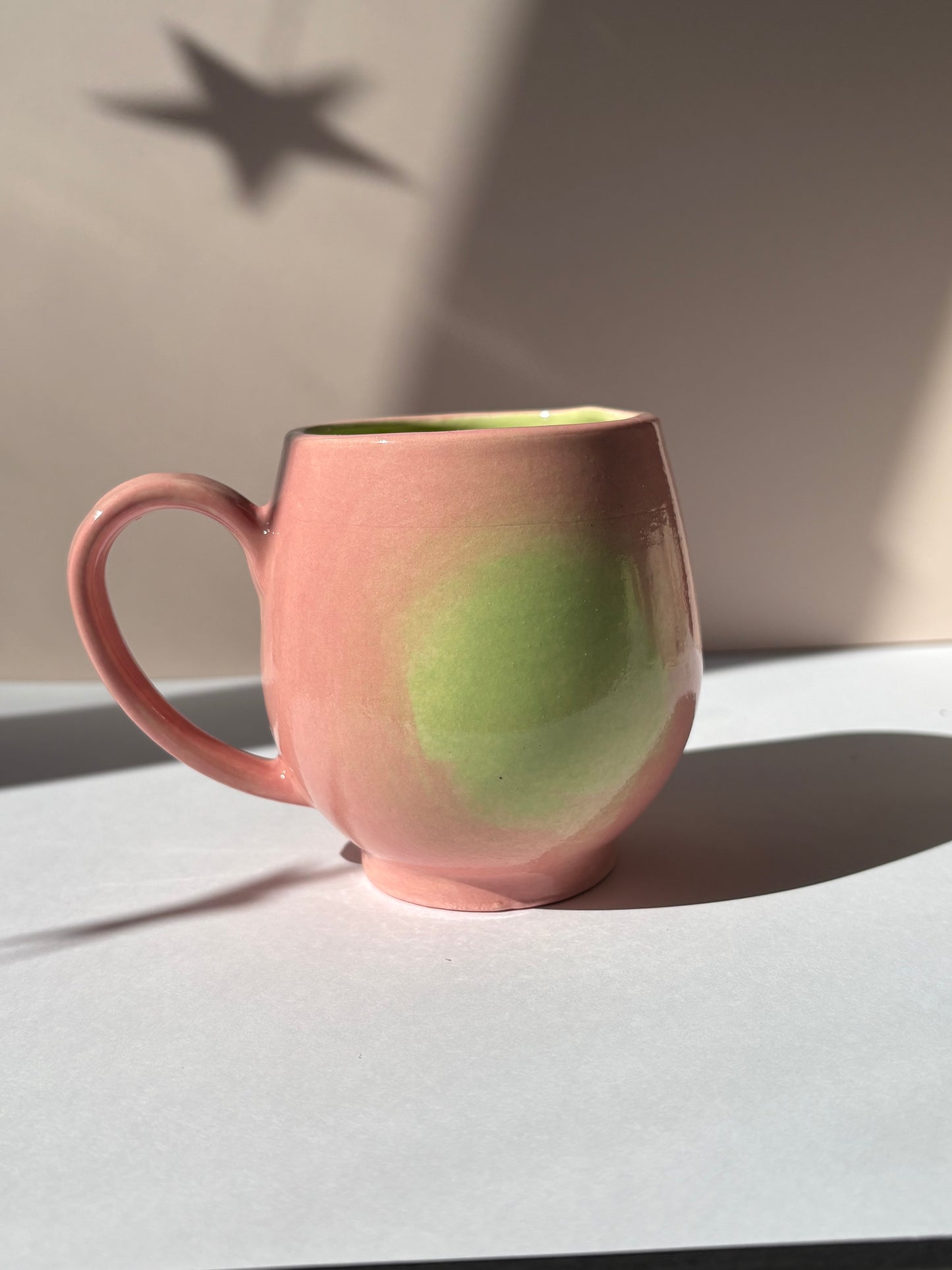Pink & Green Aura Mug