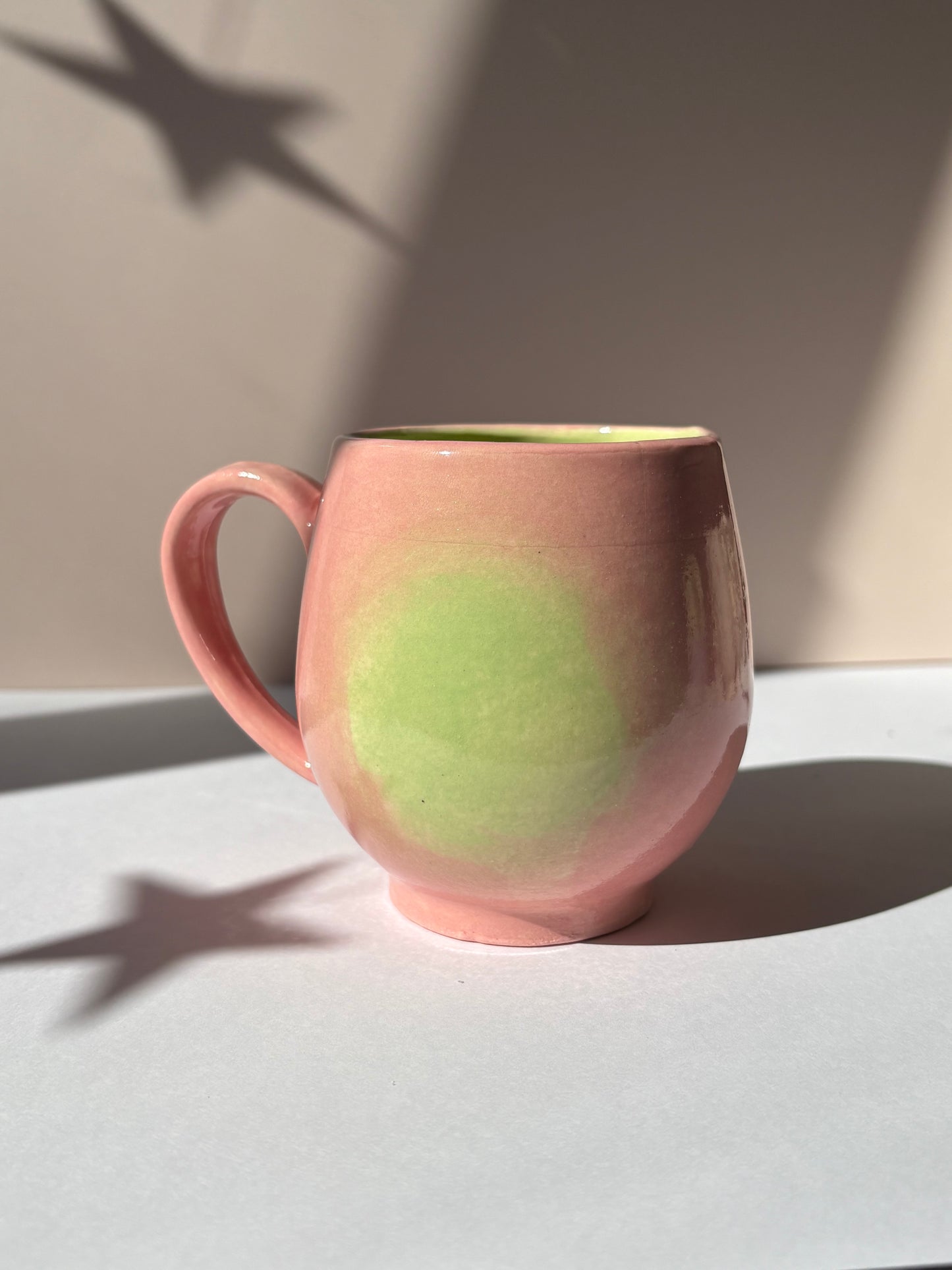 Pink & Green Aura Mug