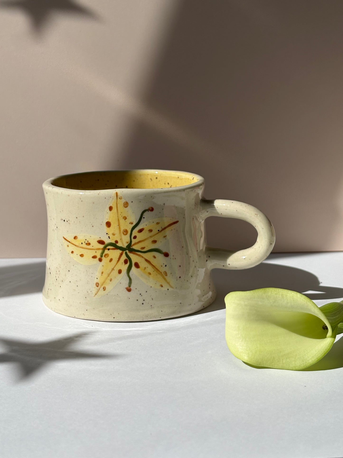 Yellow Lily of the Incas Mug