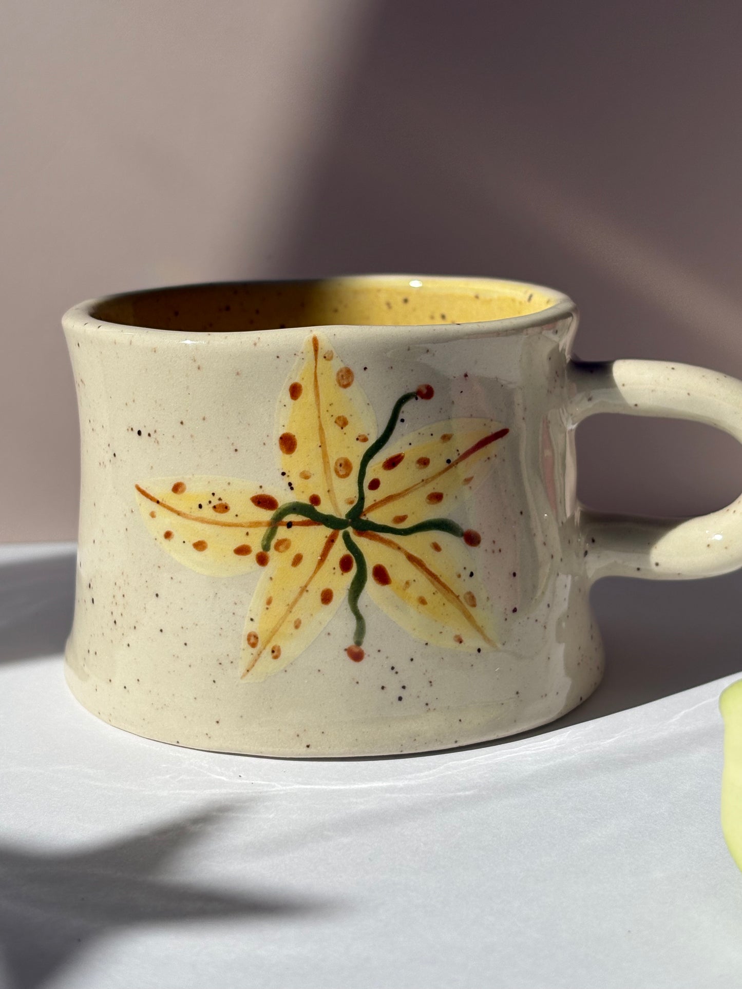 Yellow Lily of the Incas Mug