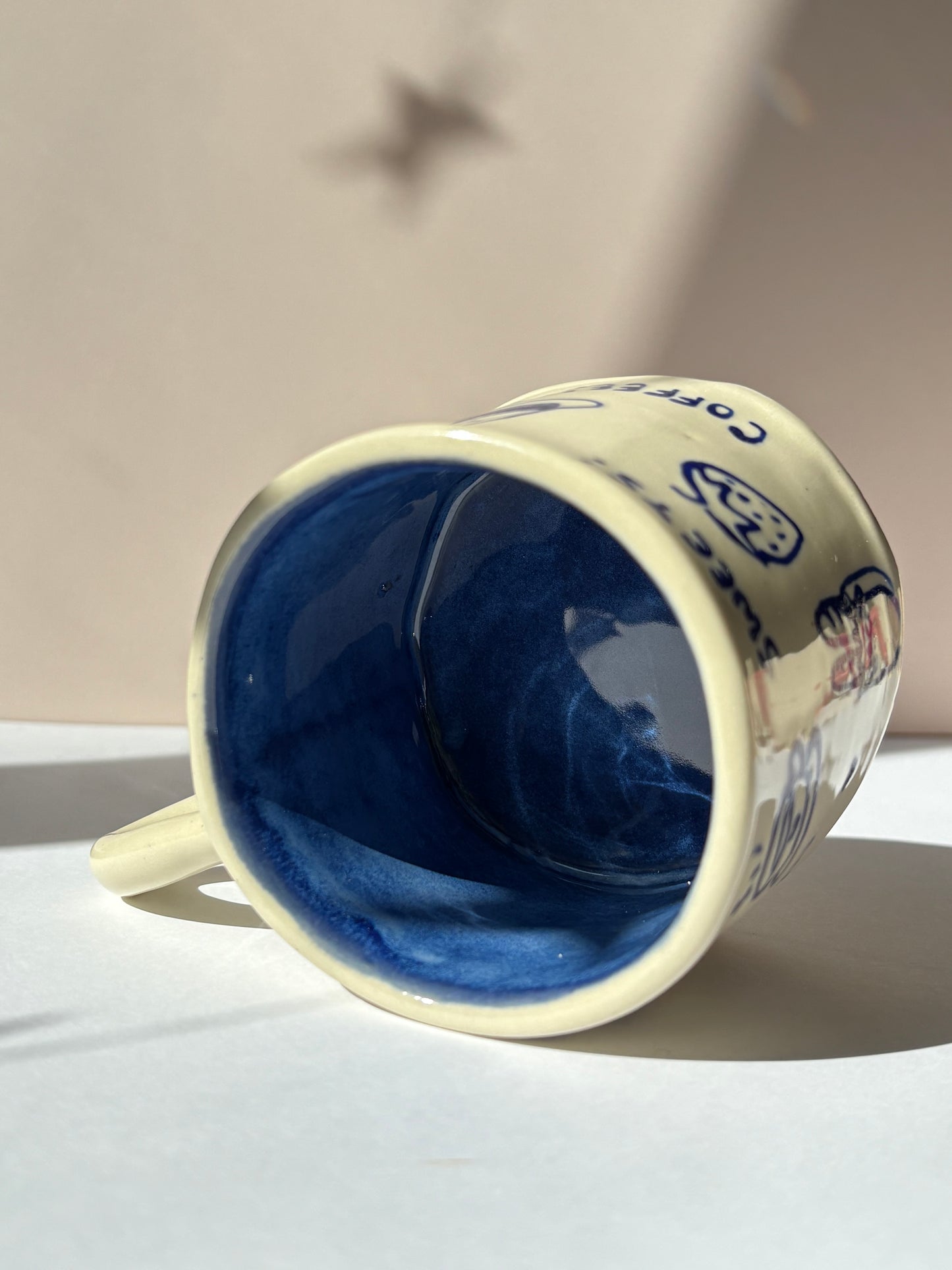 Blue Doodles Mug