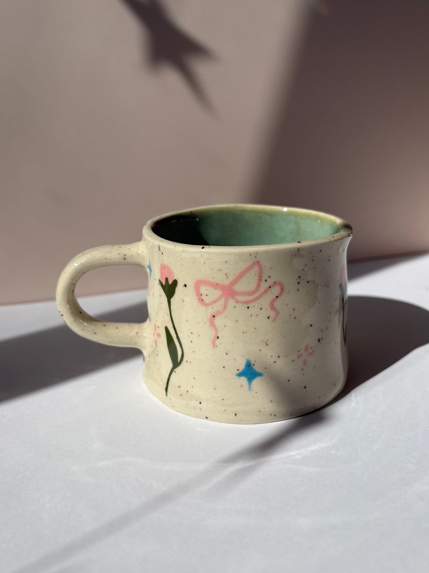 Whimsy Bows & Flower Buds Mug