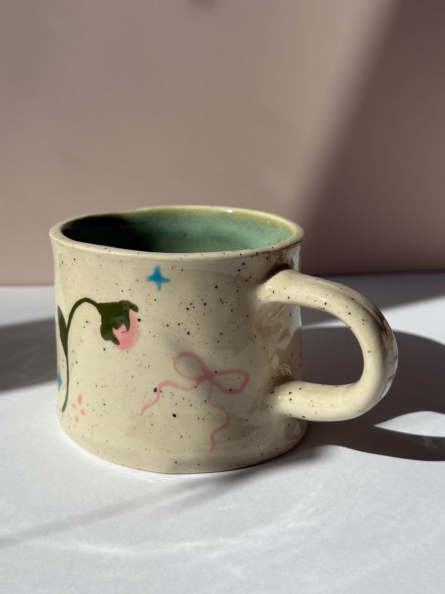 Whimsy Bows & Flower Buds Mug