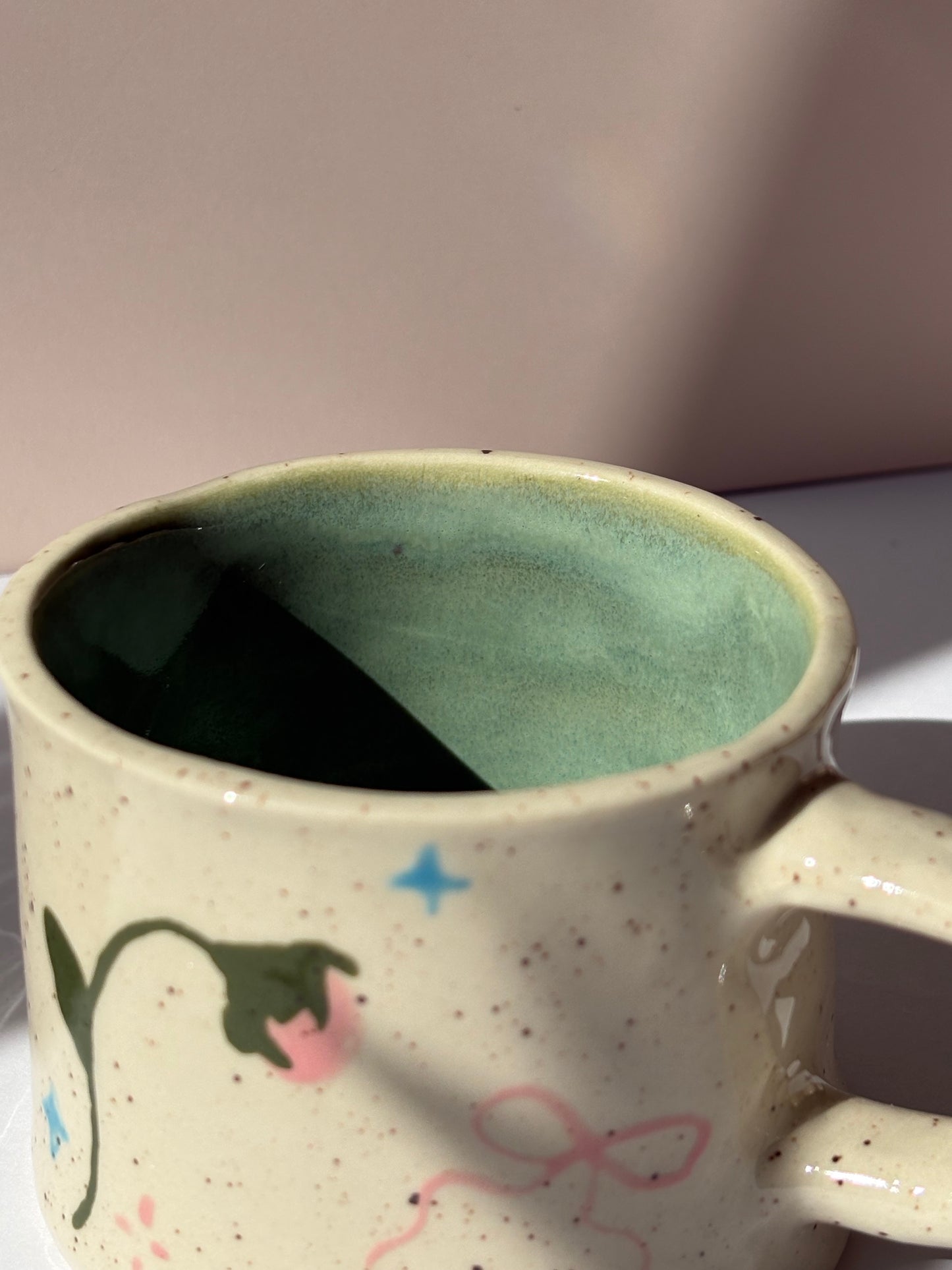 Whimsy Bows & Flower Buds Mug