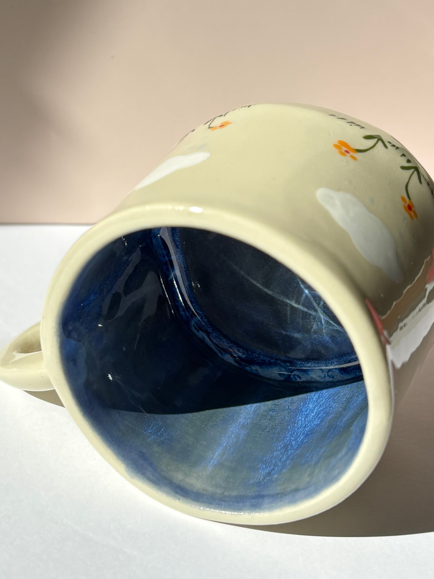Rain Clouds & Flowers Mug