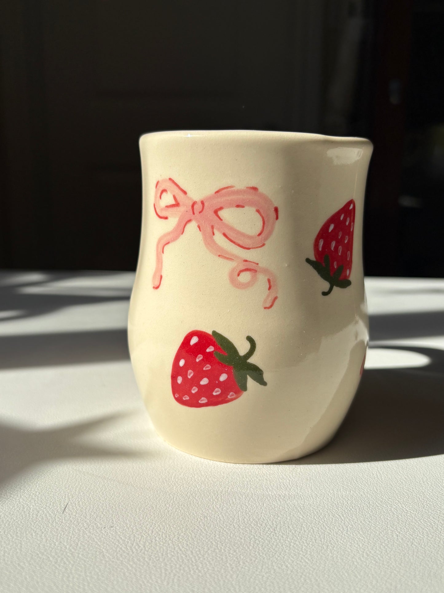 Strawberry & Bows Mug