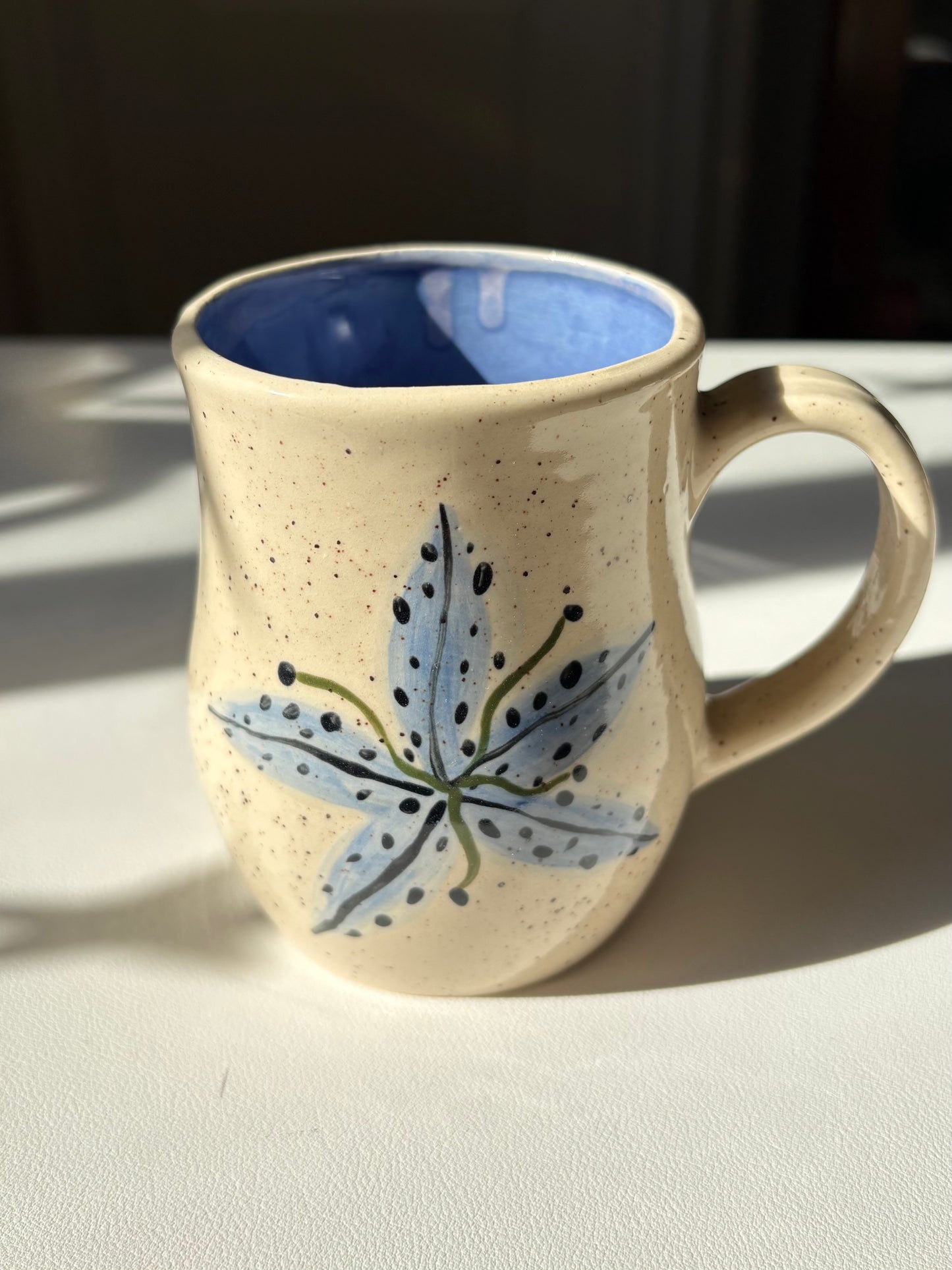 Blue Lily of the Incas Mug