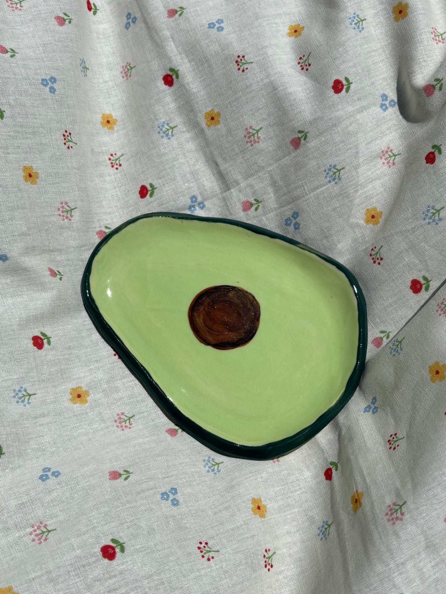Avocado Ceramic Plate