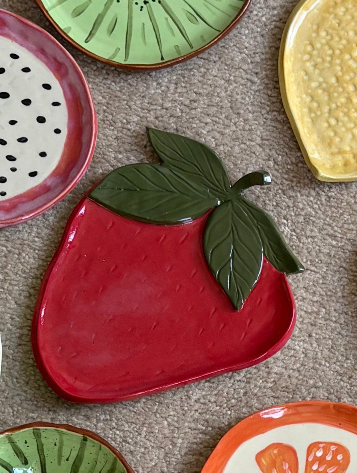 Strawberry Ceramic Dish