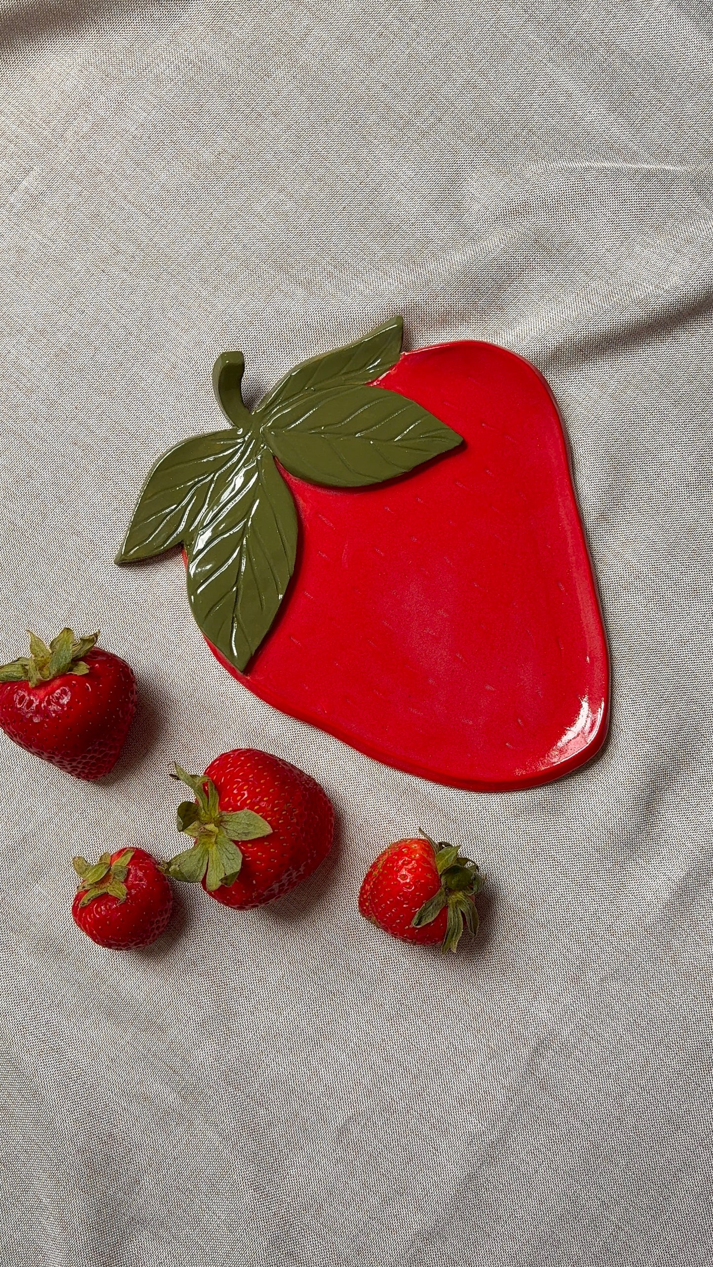 Strawberry Ceramic Dish
