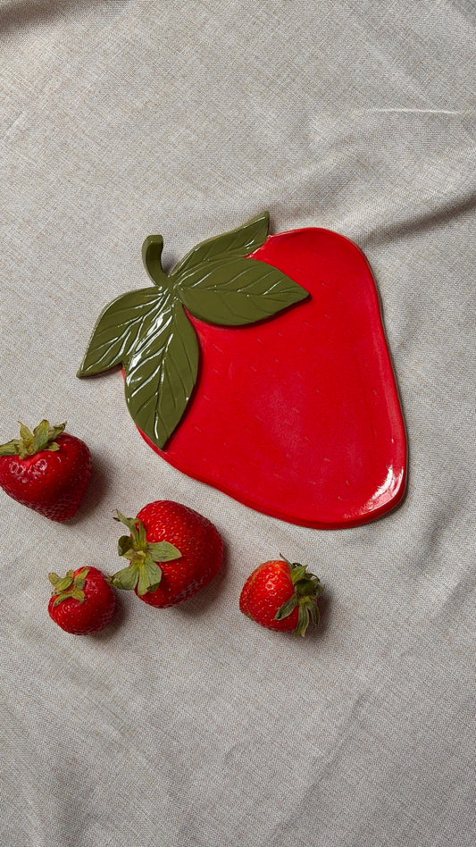 Strawberry Ceramic Dish