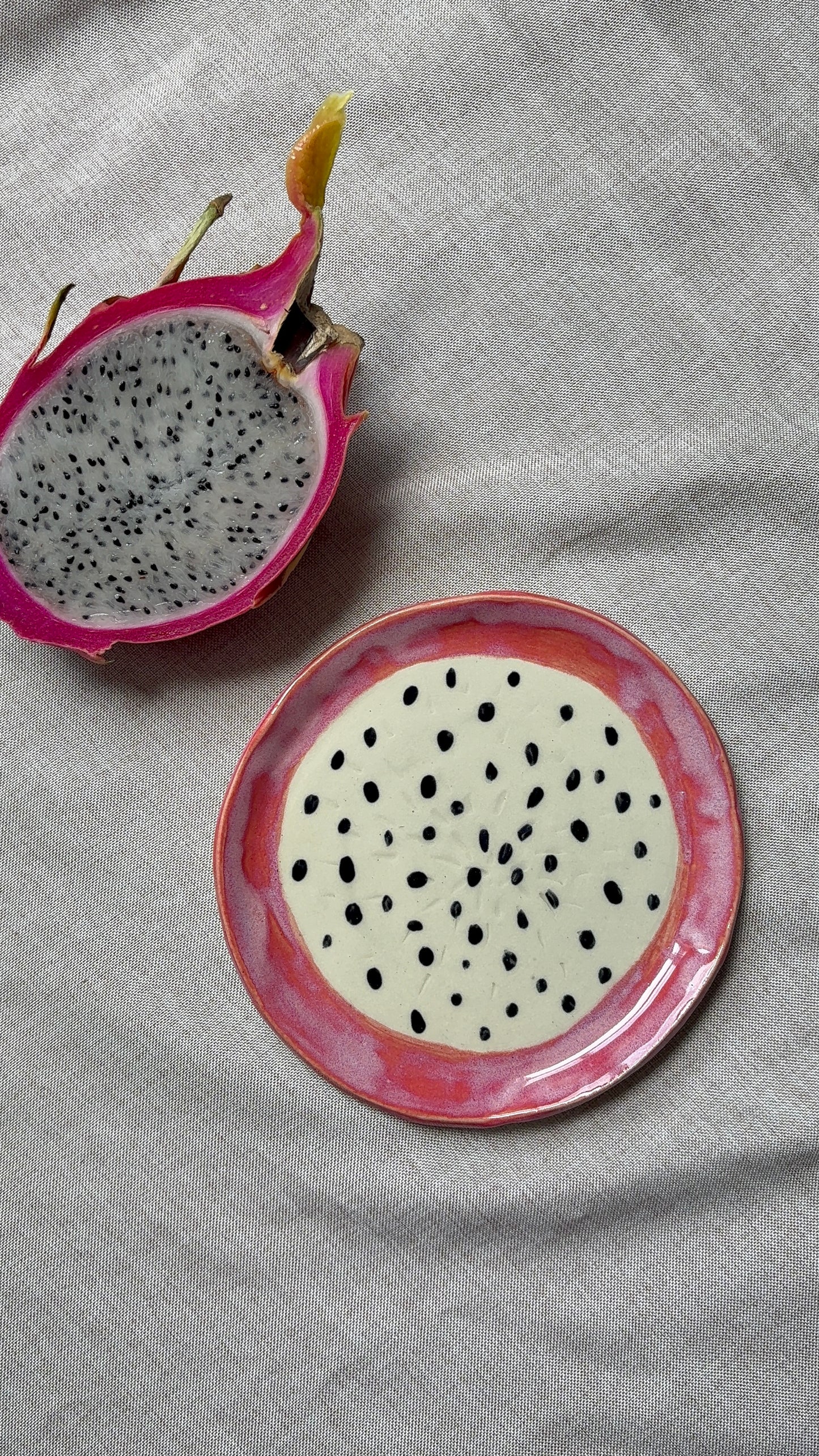 Dragonfruit Ceramic Plate