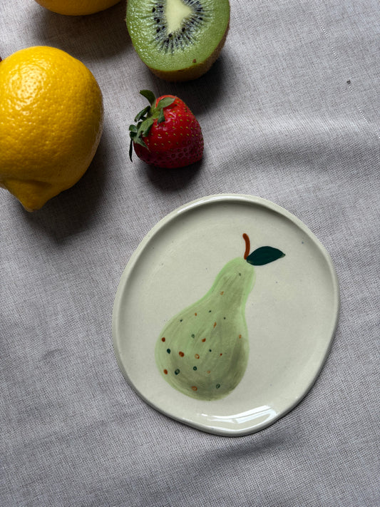 Pear Ceramic Plate