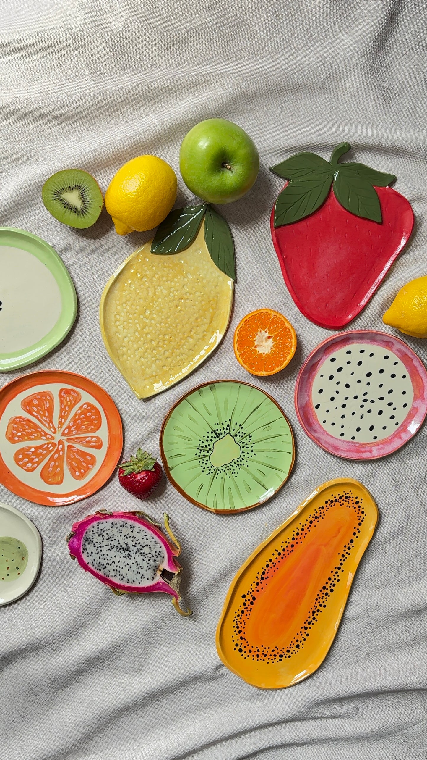 Ceramic Papaya Dish