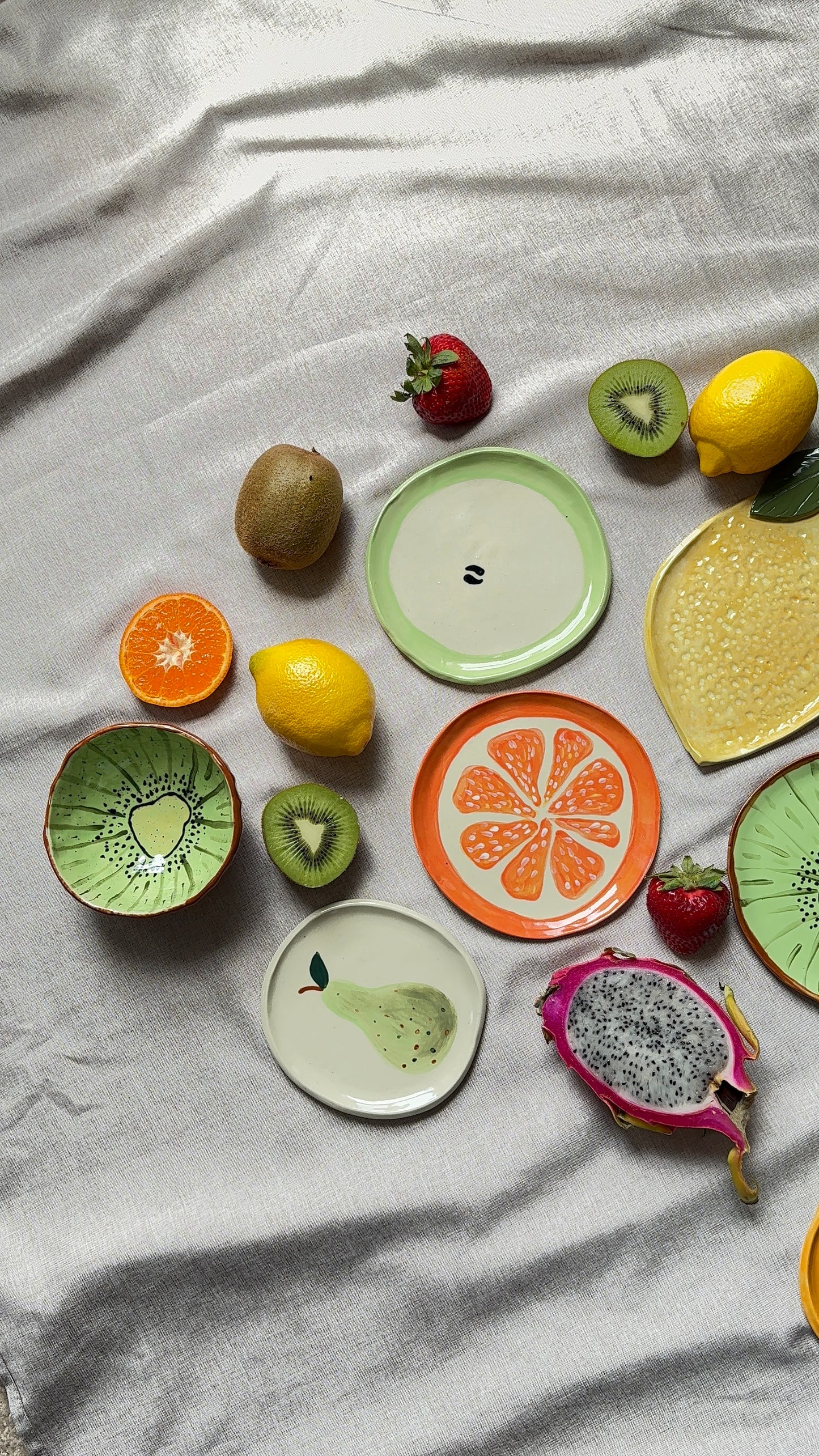 Pear Ceramic Plate