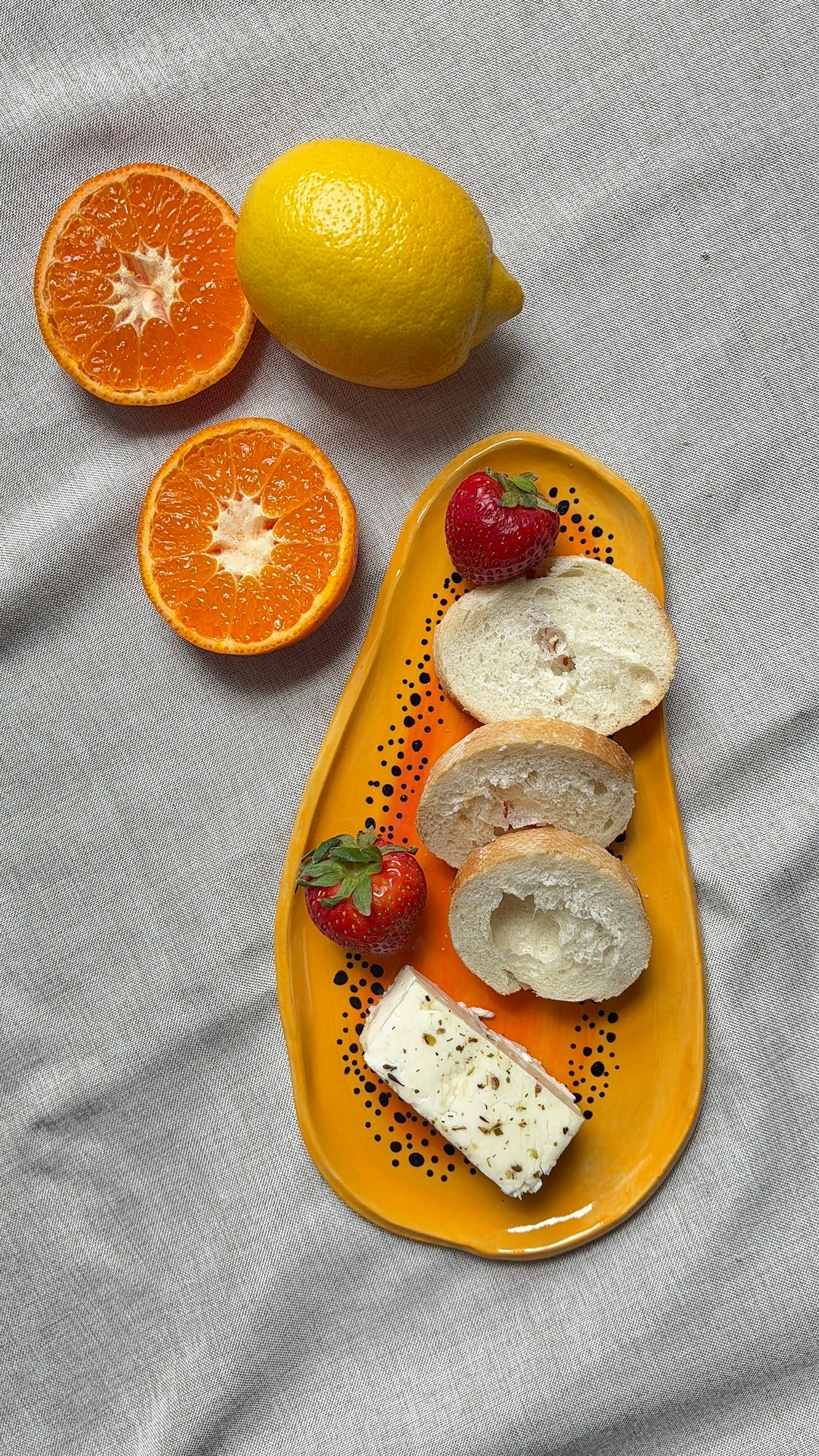 Ceramic Papaya Dish