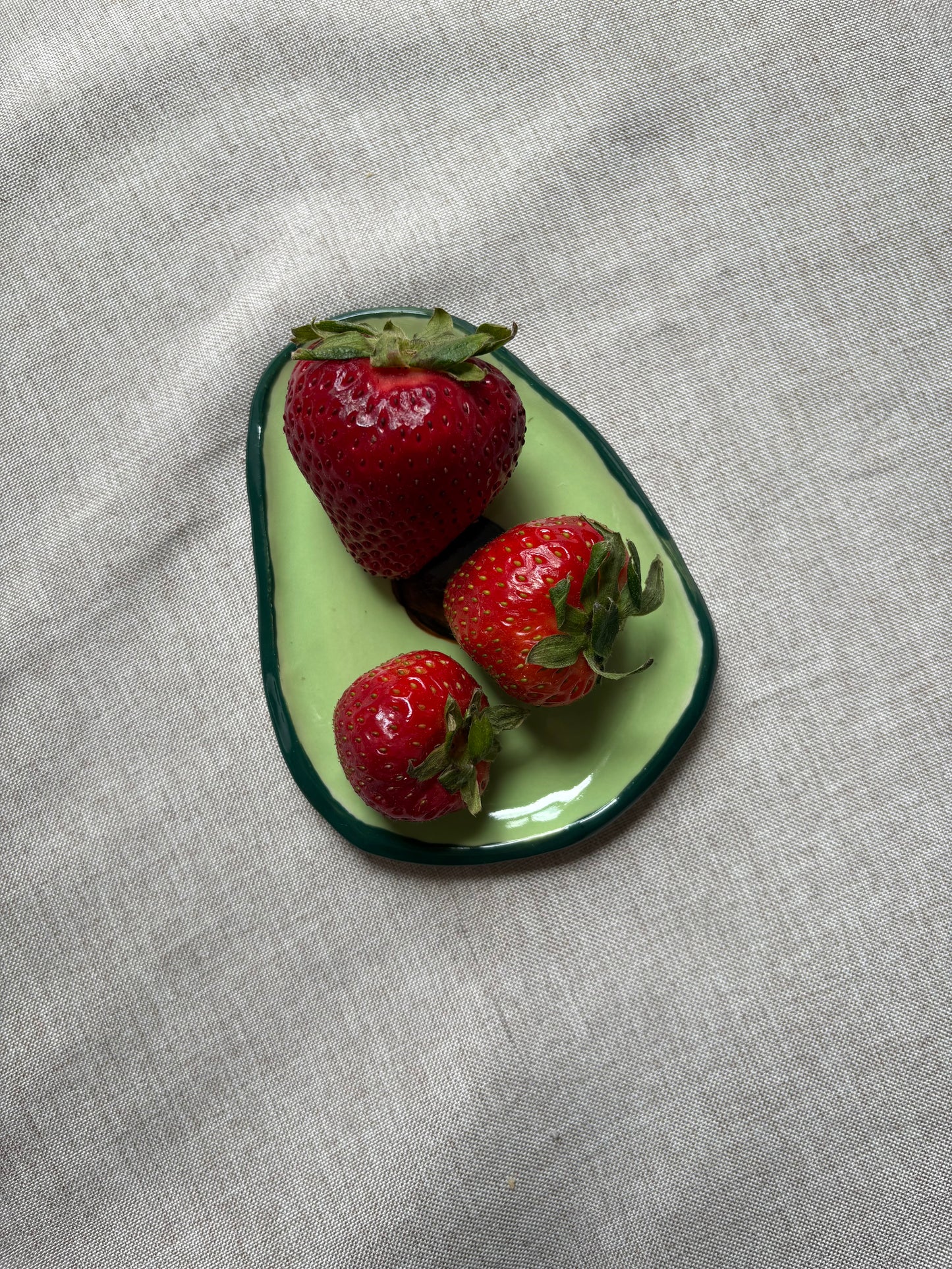 Avocado Ceramic Plate
