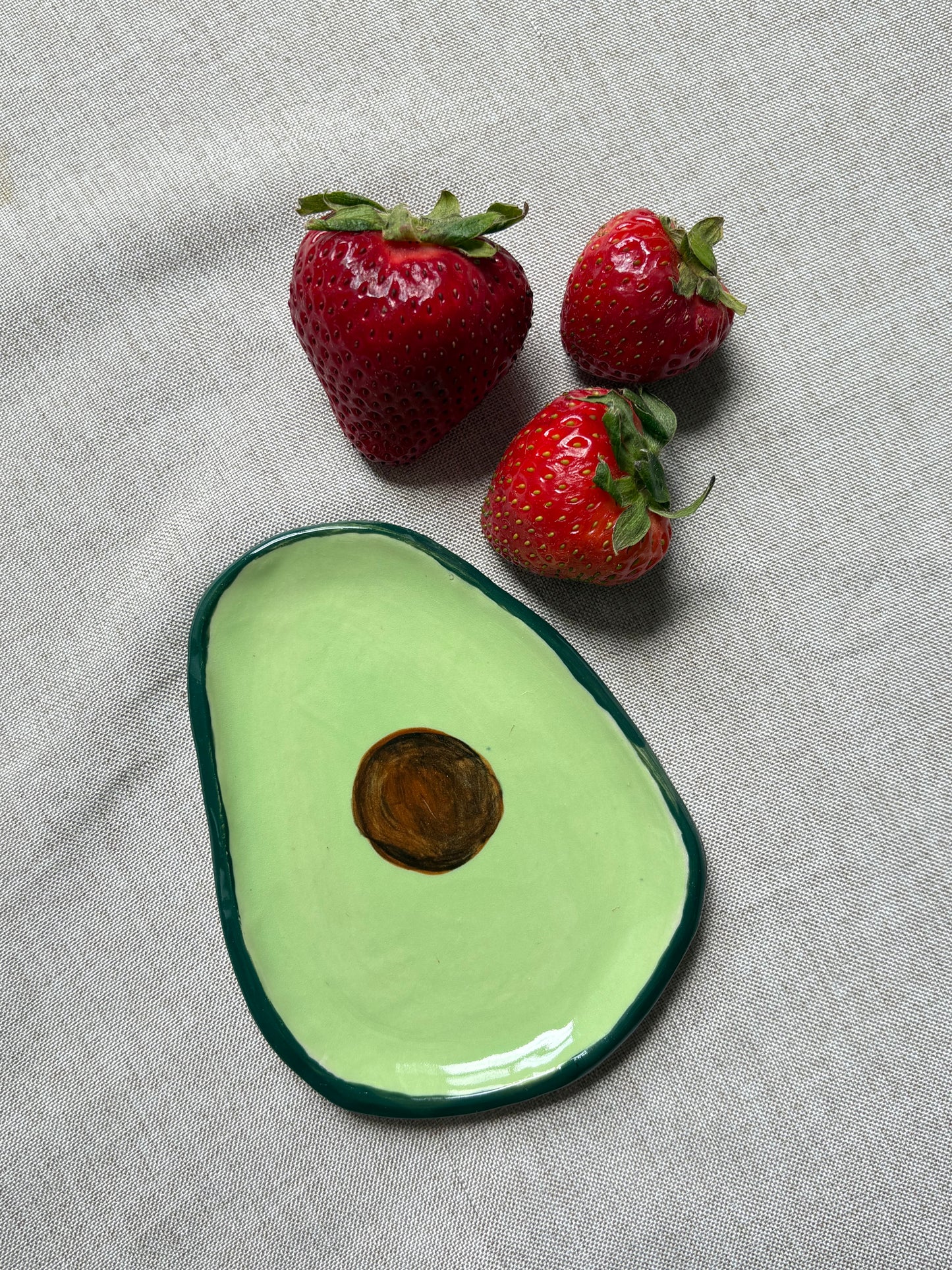 Avocado Ceramic Plate