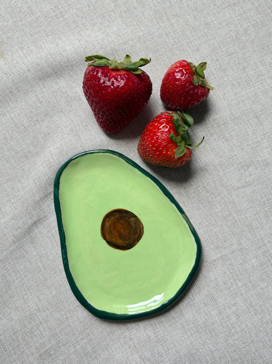 Avocado Ceramic Plate
