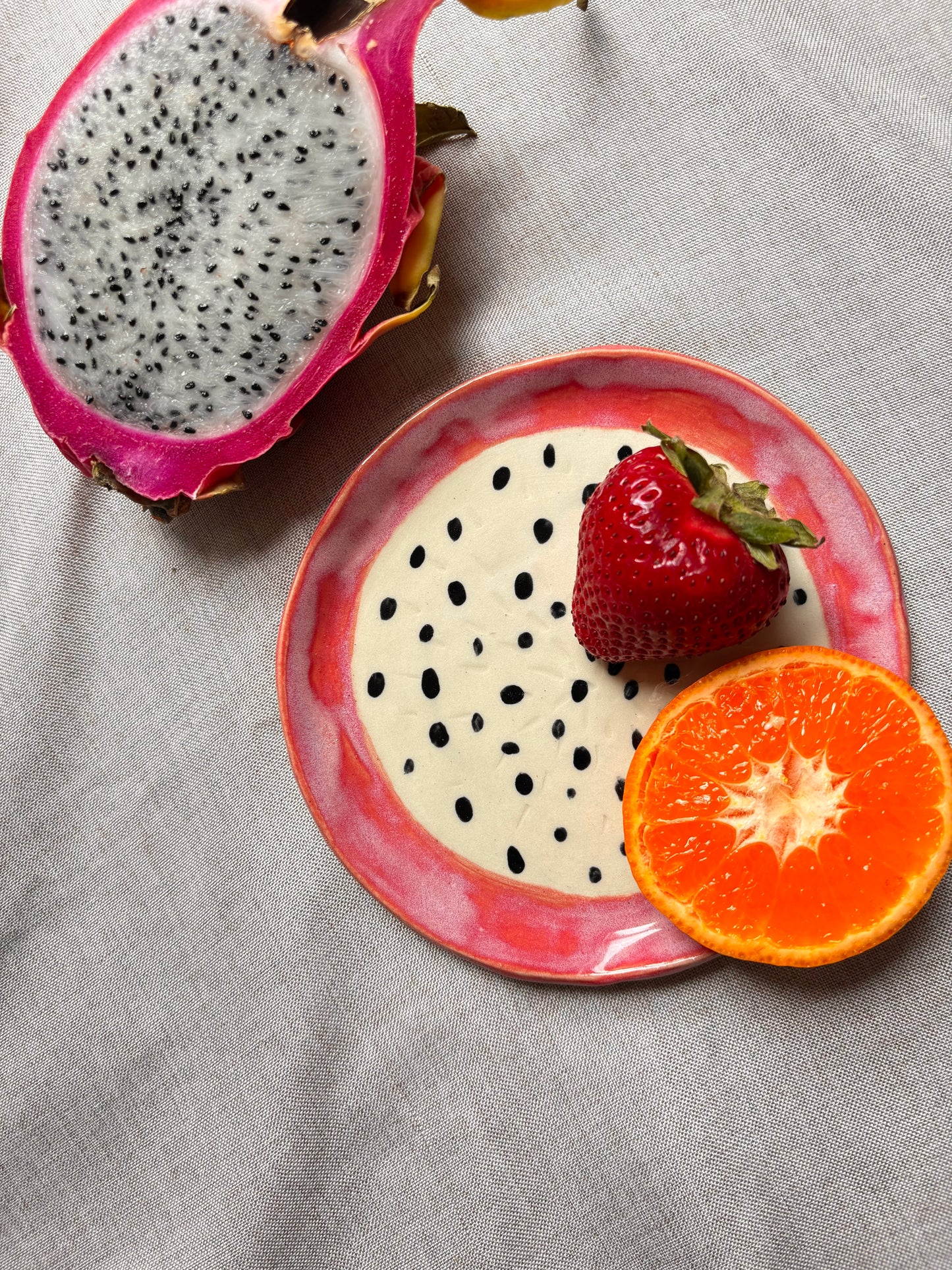 Dragonfruit Ceramic Plate