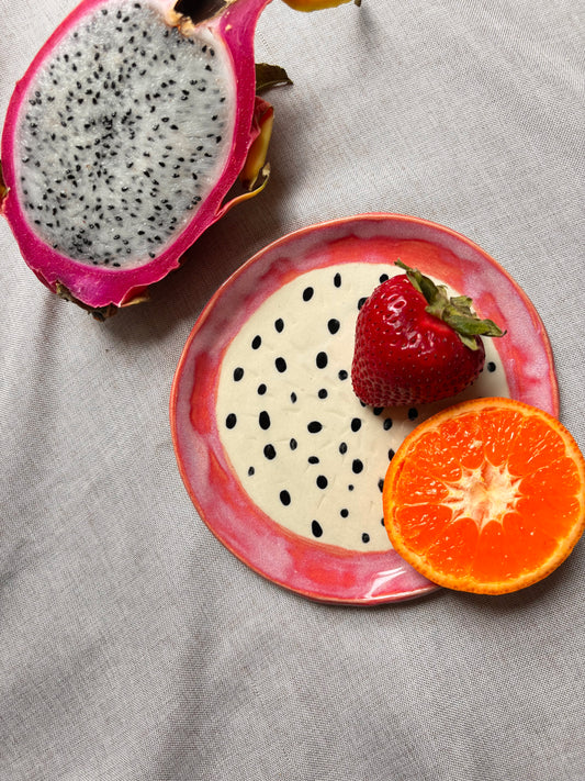 Dragonfruit Ceramic Plate