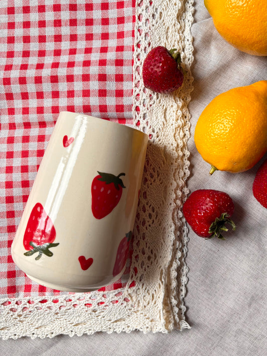 Strawberry Tumbler Cup