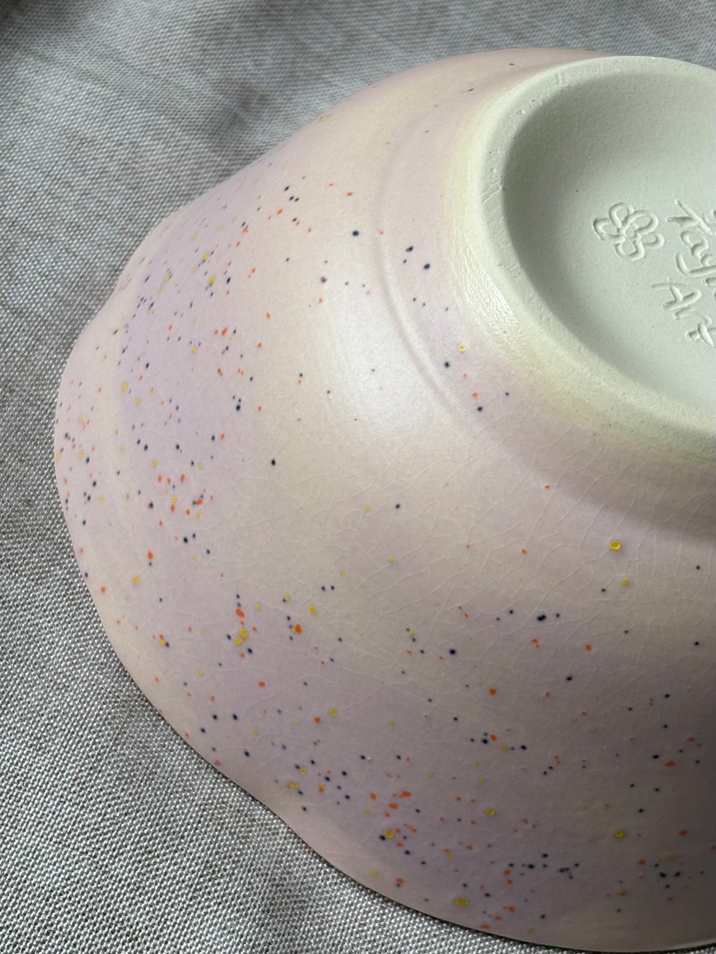 Fairytopia Flower Bowl Lilac Speckle (Seconds)