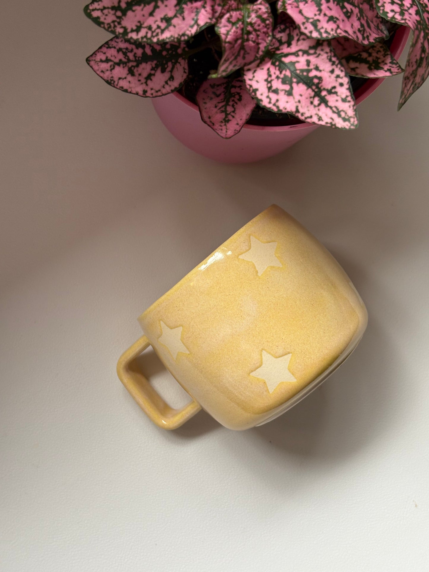Butter Yellow Stars Espresso Cup