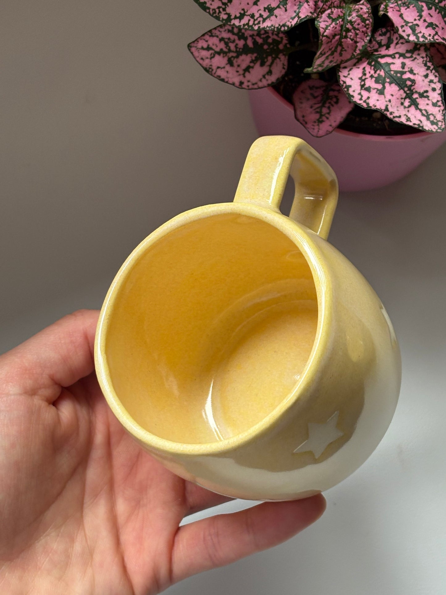 Butter Yellow Stars Espresso Cup