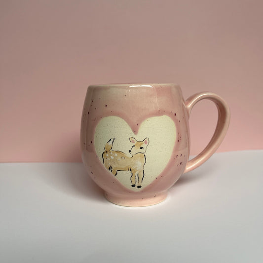 Deer & Heart Mug