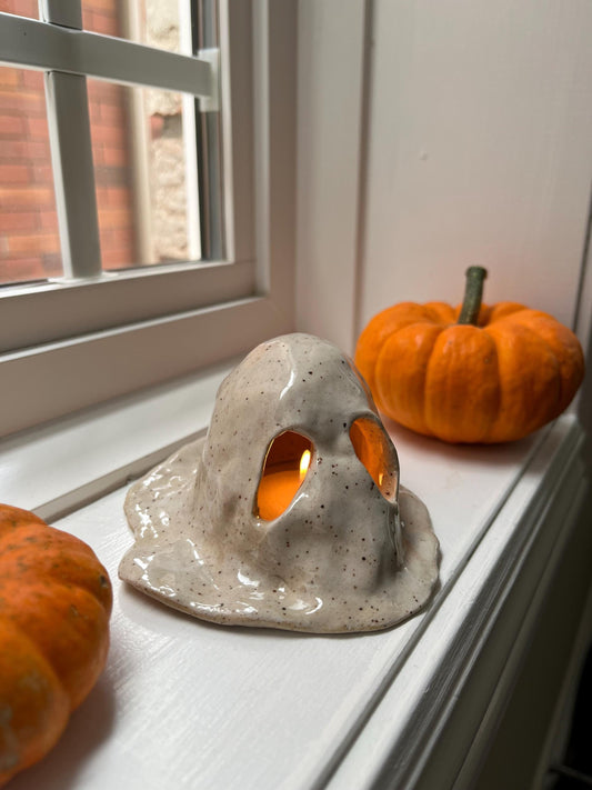 Ceramic Halloween Tea Light Holder