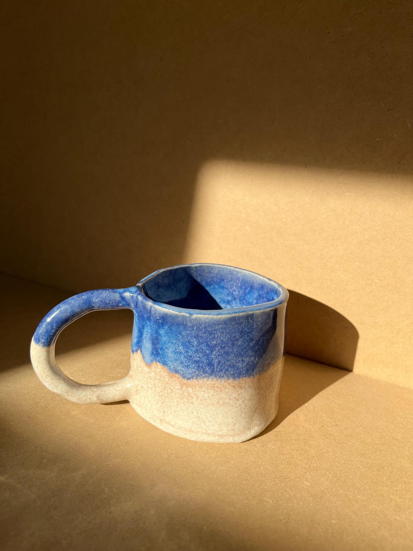 Blue Glaze Handmade Ceramic Mug