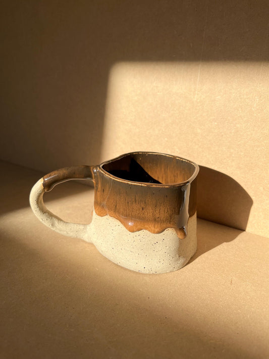 Brown Glazed Handmade Ceramic Mug