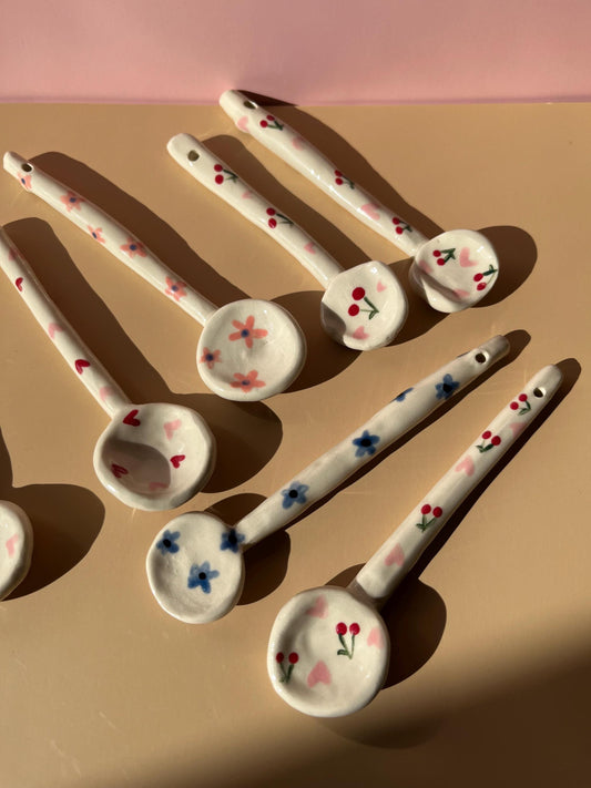 Handmade Ceramic Tea Spoons