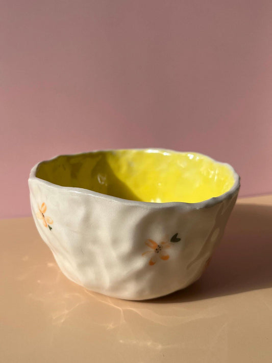 Handmade Ceramic Bowl of Sunshine Bowl