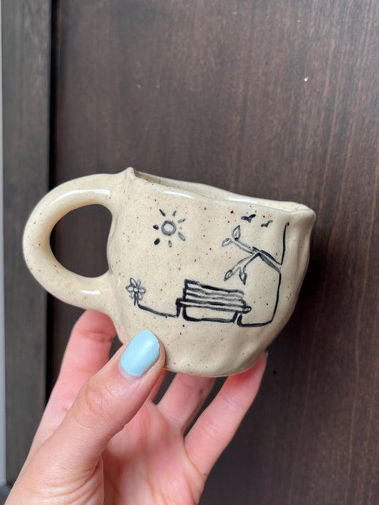 Good Morning Handmade Ceramic Mug