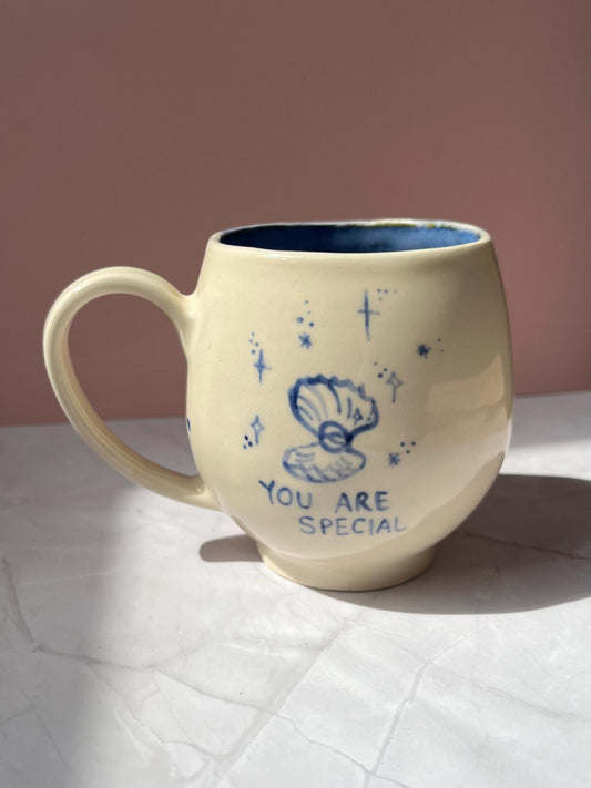 You Are Special Clam Handmade Ceramic Mug
